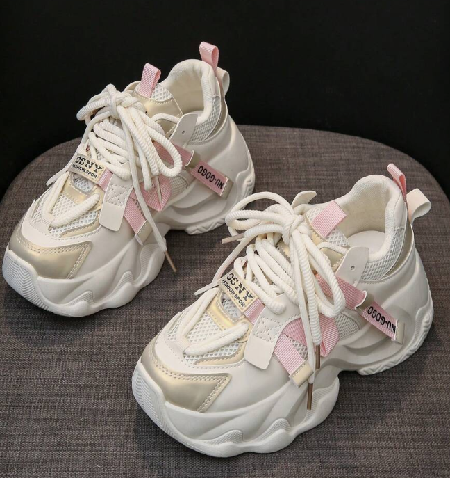Women's Outdoor Mesh Patched Lace-Up Breathable