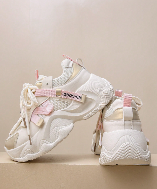 Women's Outdoor Mesh Patched Lace-Up Breathable