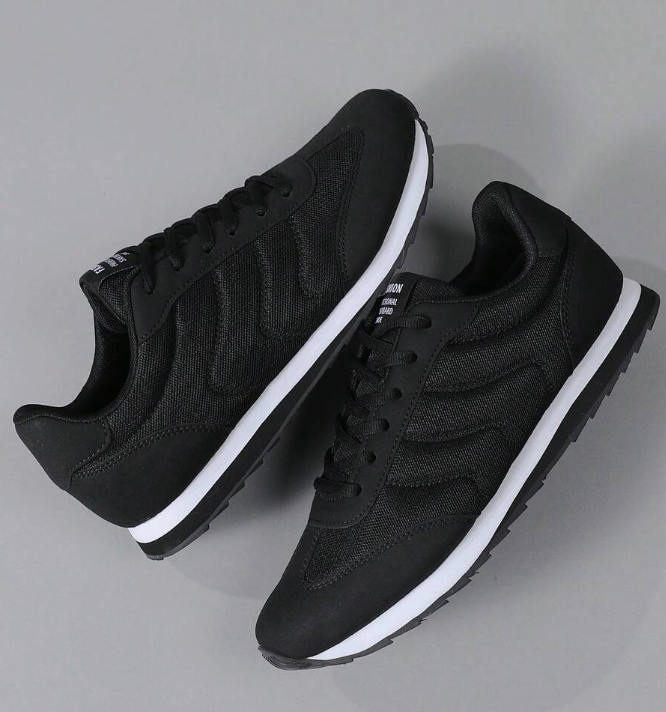 Comfortable Training Flat Student Shoes, Wear-Resistant Anti-Skid Soles, Breathable Mesh Fabric And Suede